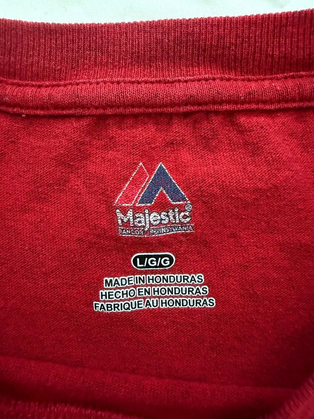 Majestic St. Louis Cardinals Baseball T-Shirt Red Size L - Picture 2 of 5